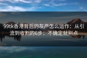 99tk香港背后的灰产怎么运作：从引流到收割的6步：不确定就别点